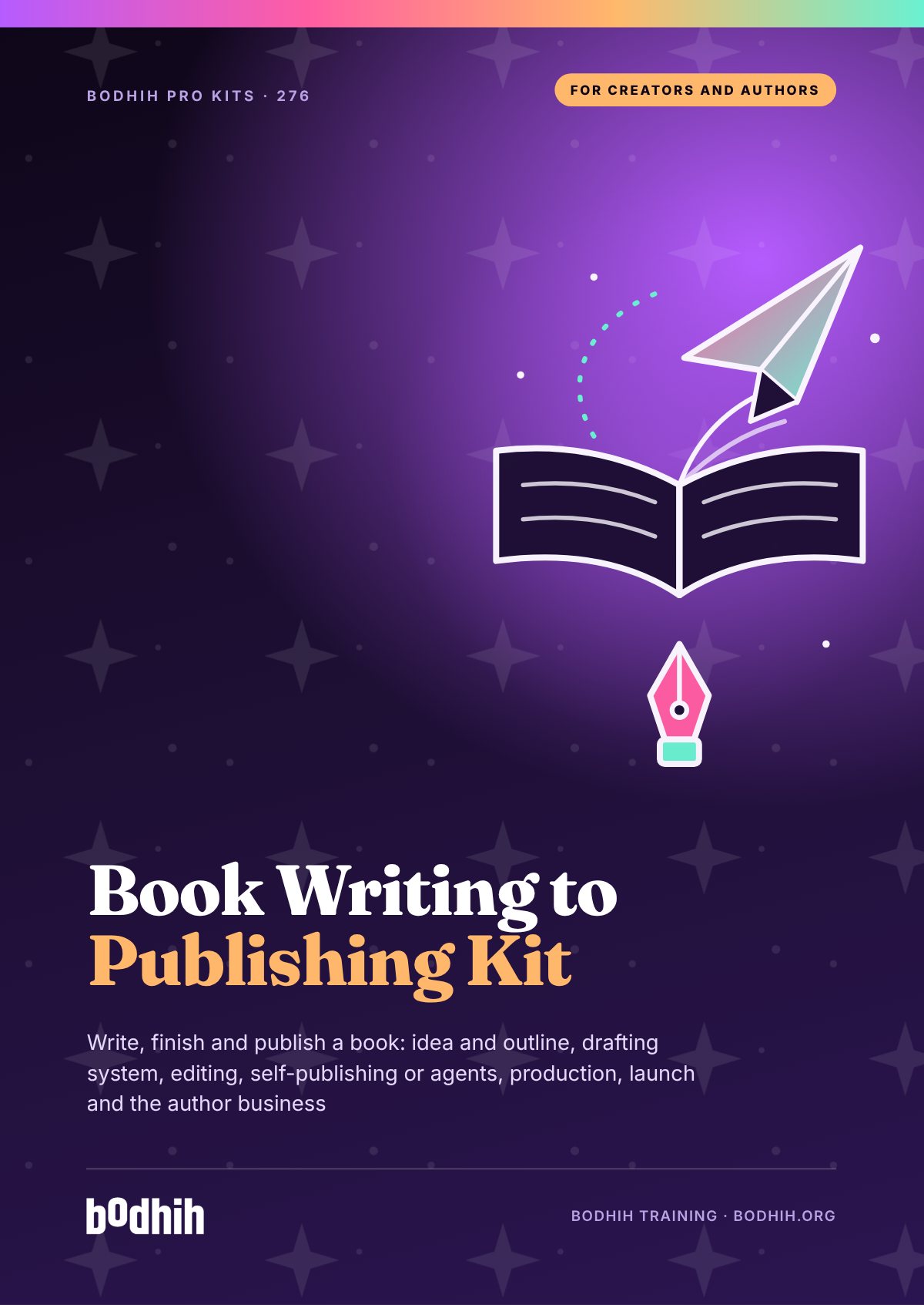 The Book Writing-to-Publishing Kit e-book cover