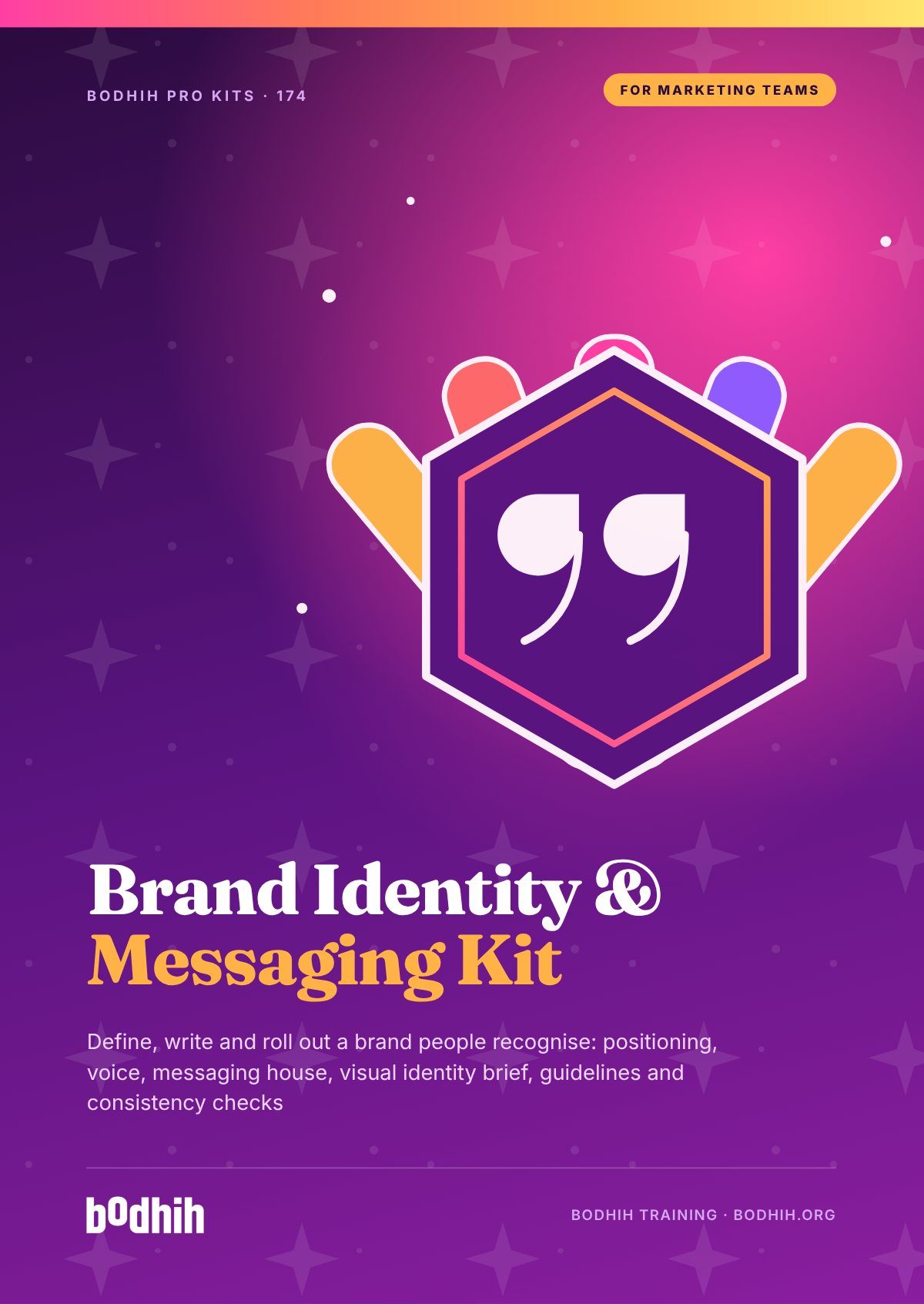The Brand Identity and Messaging Kit e-book cover