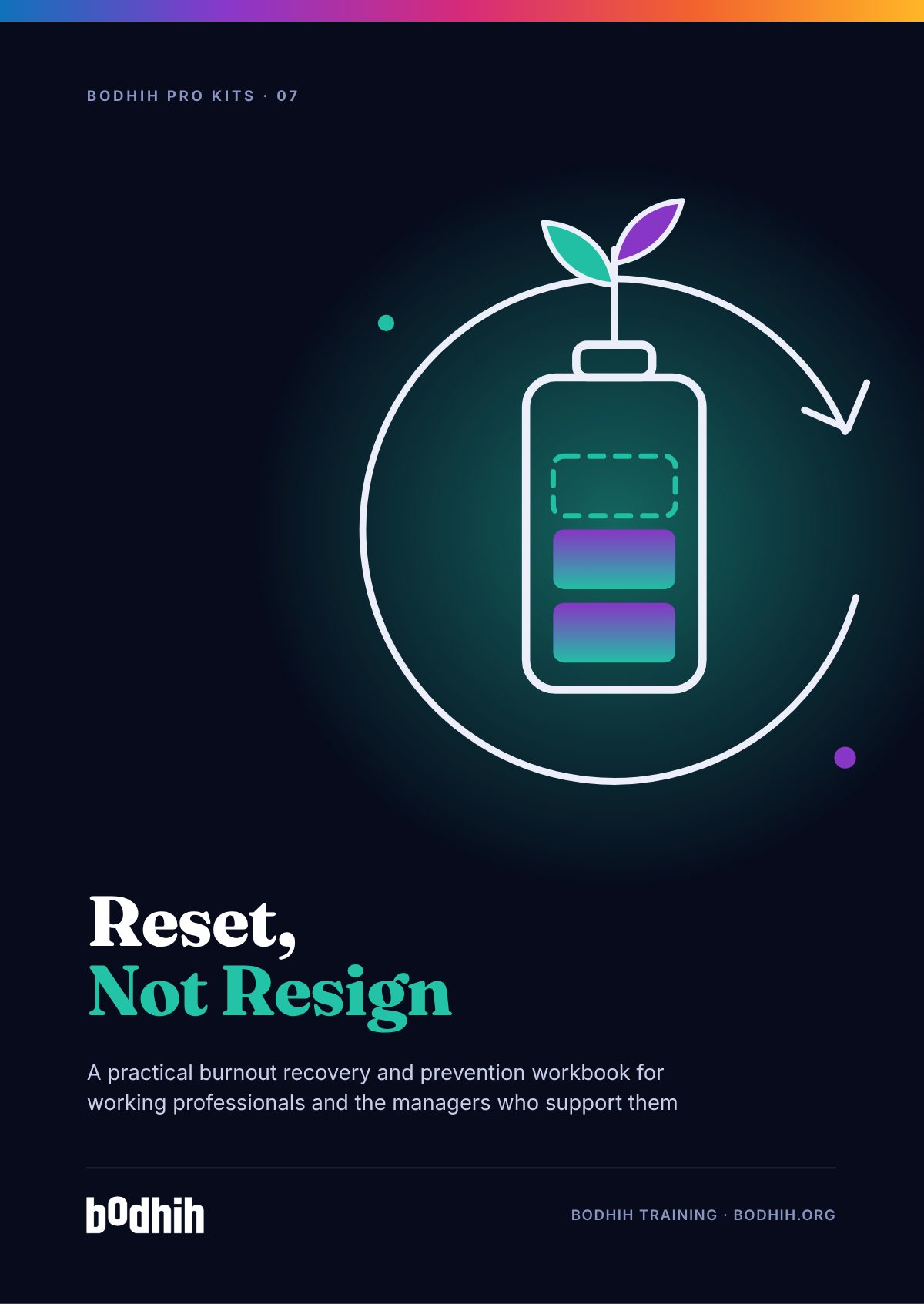 Reset, Not Resign e-book cover