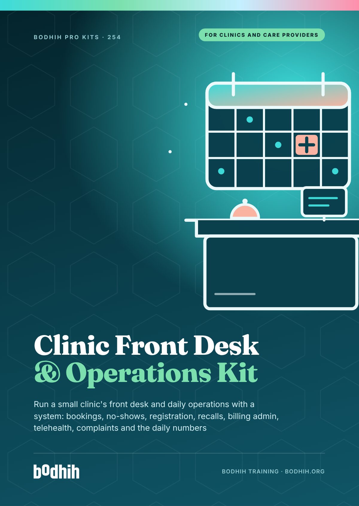 The Clinic Front Desk and Operations Kit e-book cover