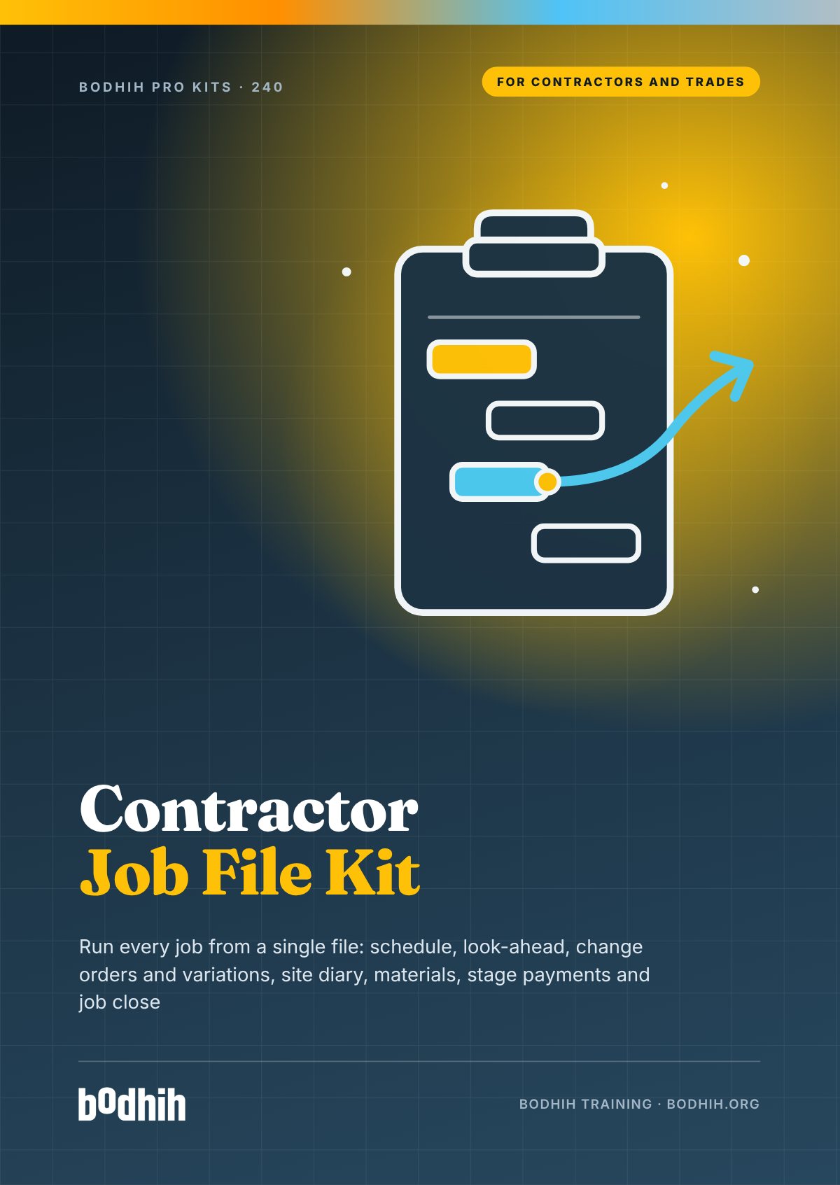 The Contractor Job File Kit e-book cover
