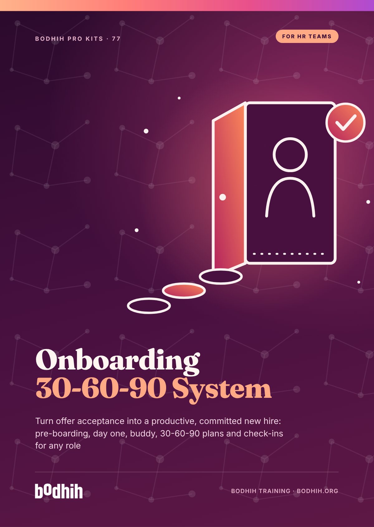 The Employee Onboarding 30-60-90 System e-book cover