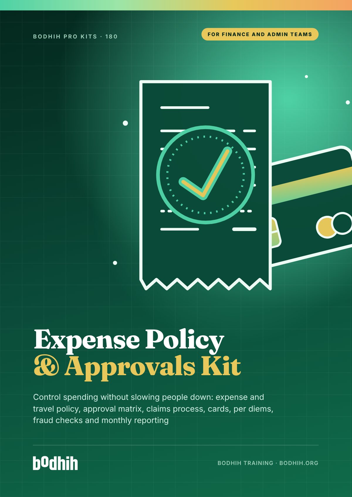 The Expense Policy and Approvals Kit e-book cover