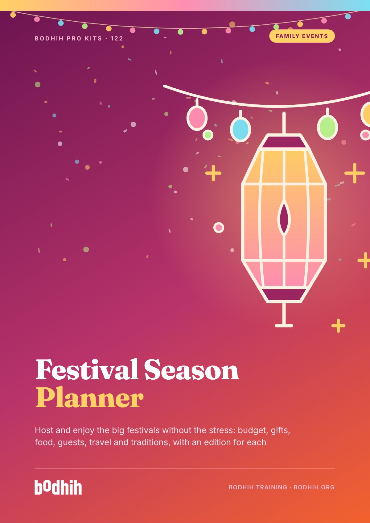 The Festival Season Planner e-book cover