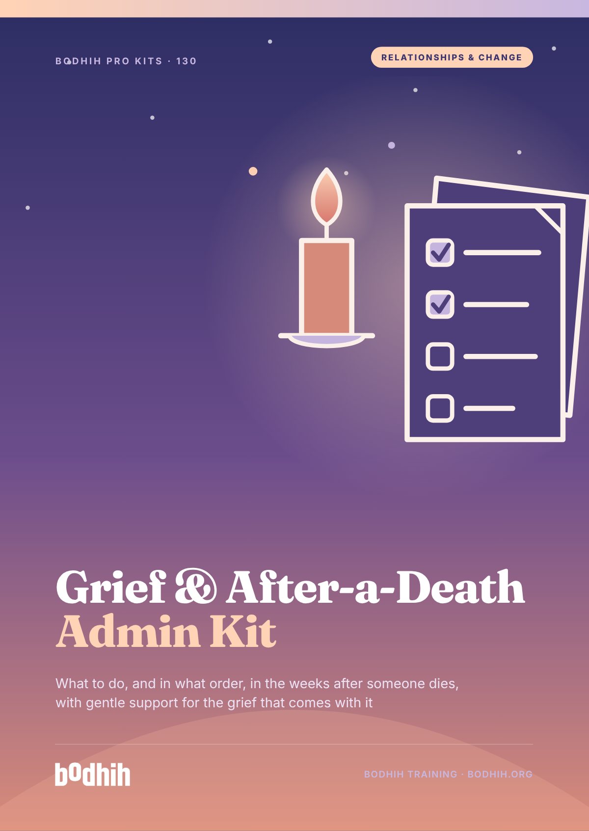 Grief and After-a-Death Admin Kit e-book cover
