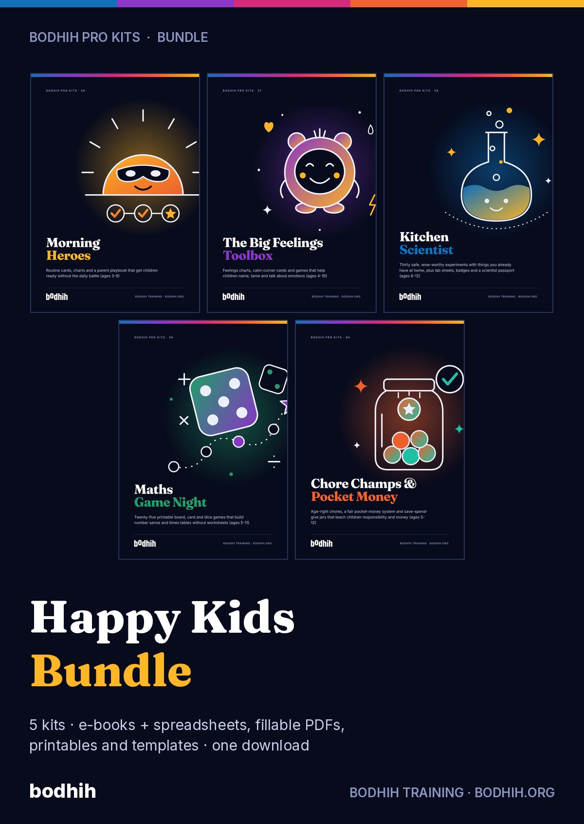 The Happy Kids Bundle (5 Kits) e-book cover