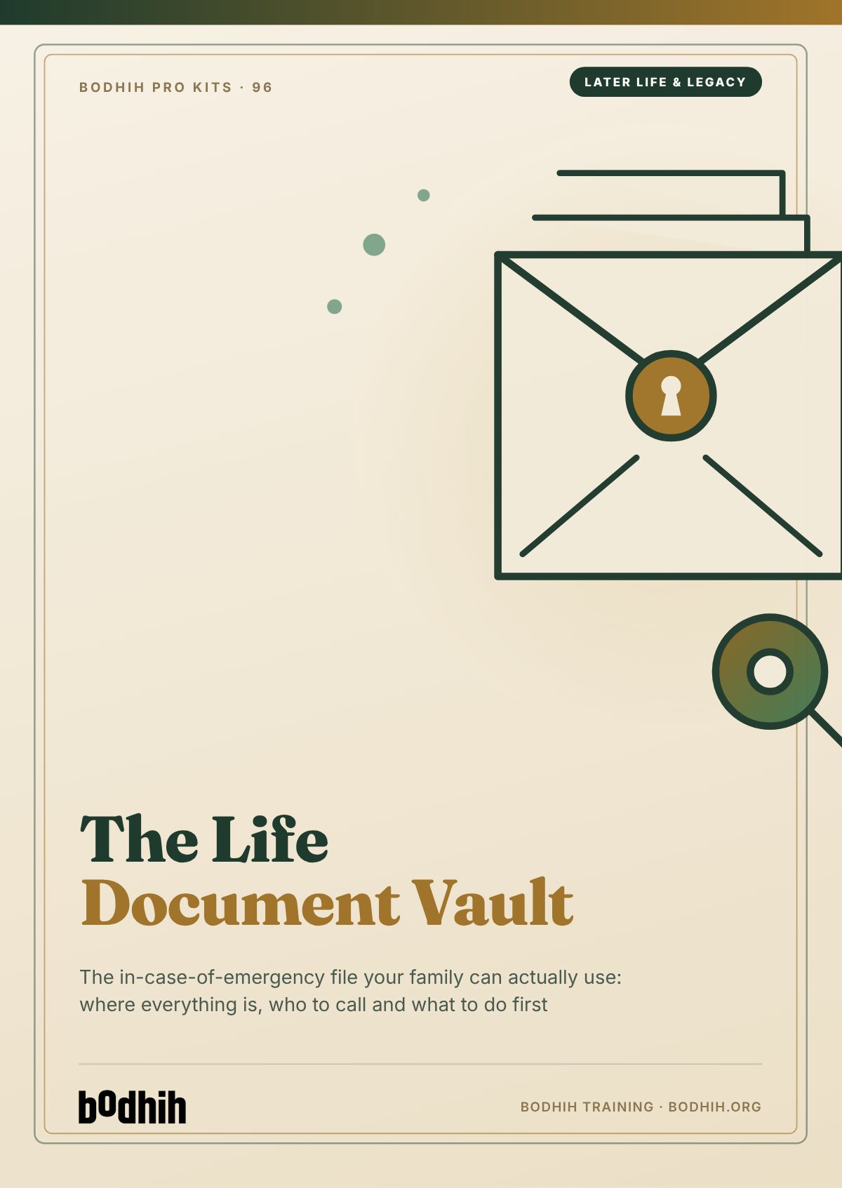 The Life Document Vault e-book cover