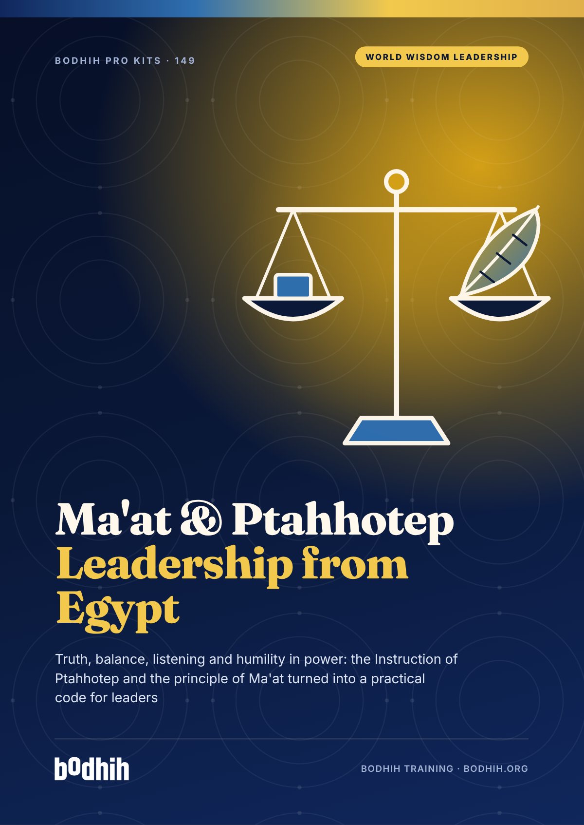 Ma'at and Ptahhotep: Leadership from Ancient Egypt e-book cover