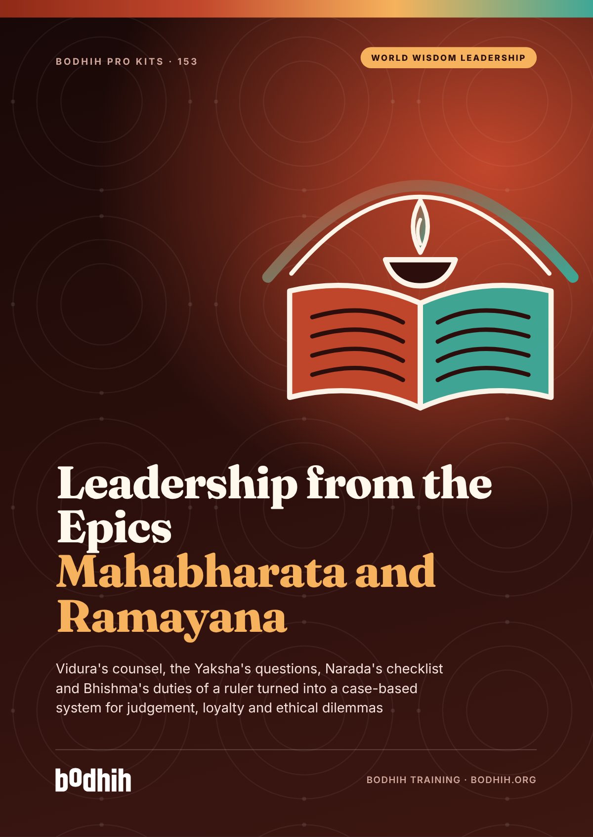 Leadership from the Epics: Mahabharata and Ramayana e-book cover