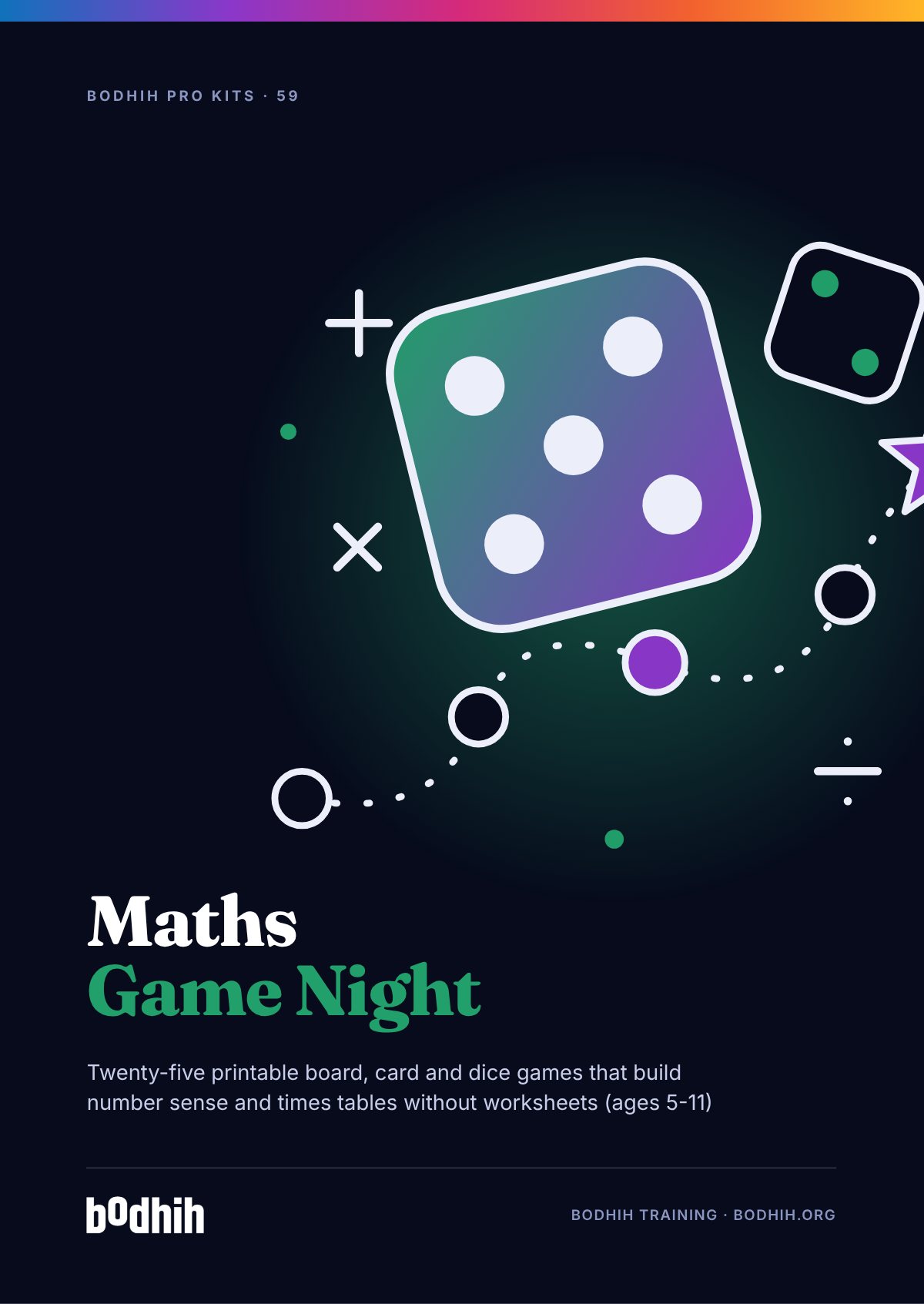 Maths Game Night e-book cover