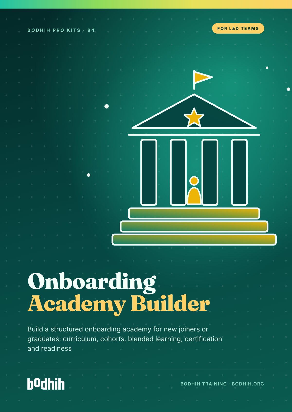The Onboarding Academy Builder e-book cover