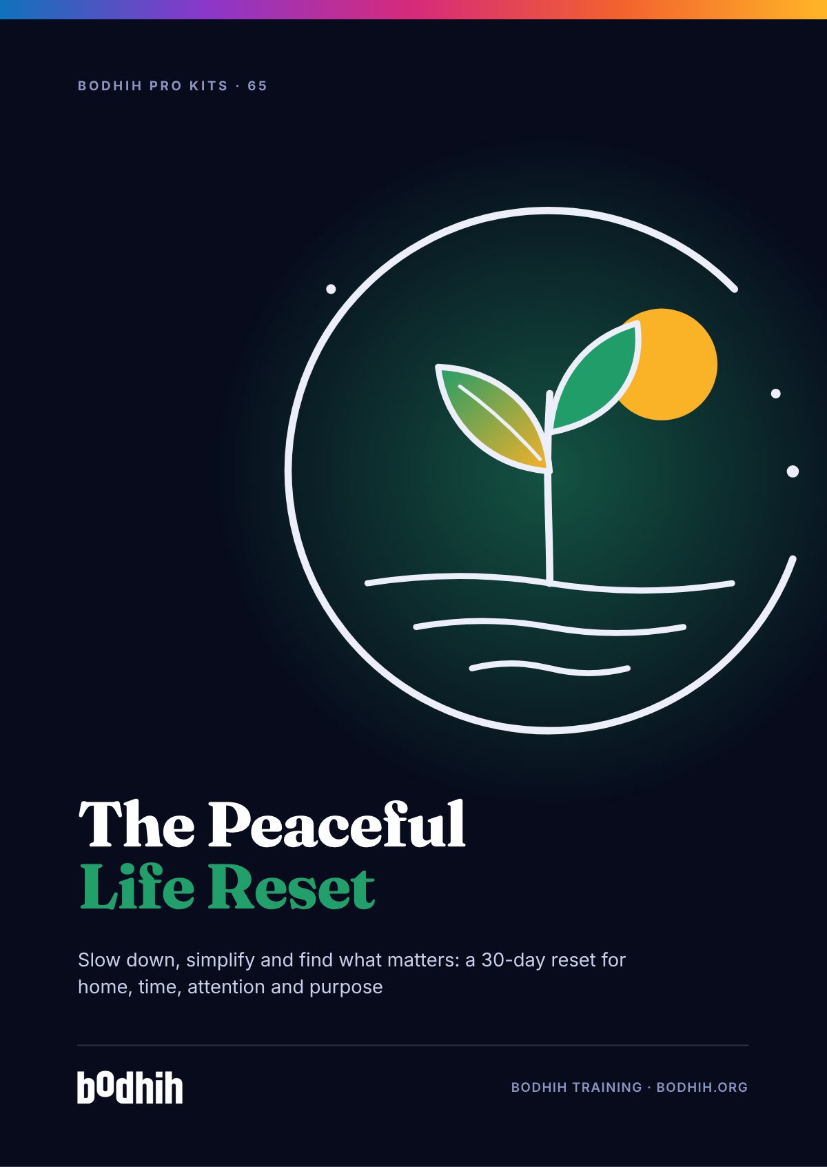 The Peaceful Life Reset e-book cover
