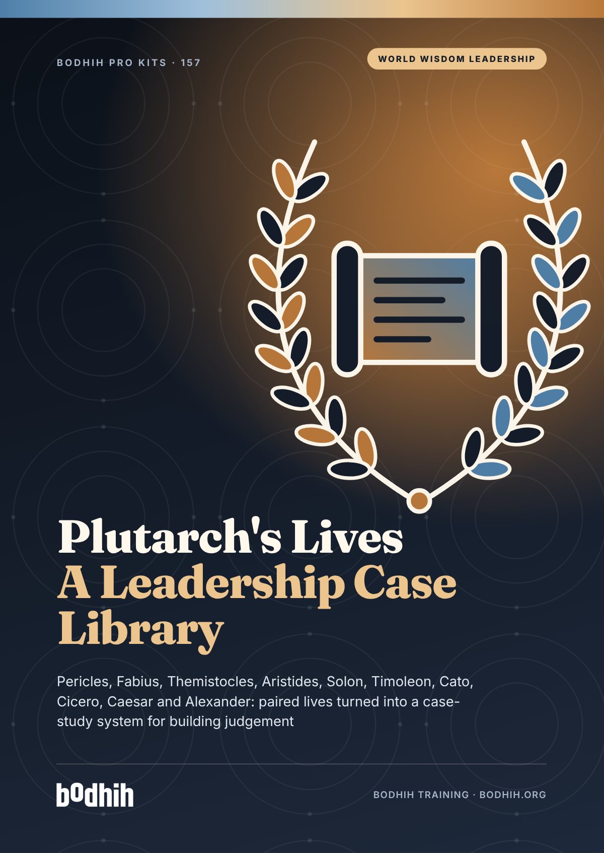 Plutarch's Lives: A Leadership Case Library e-book cover