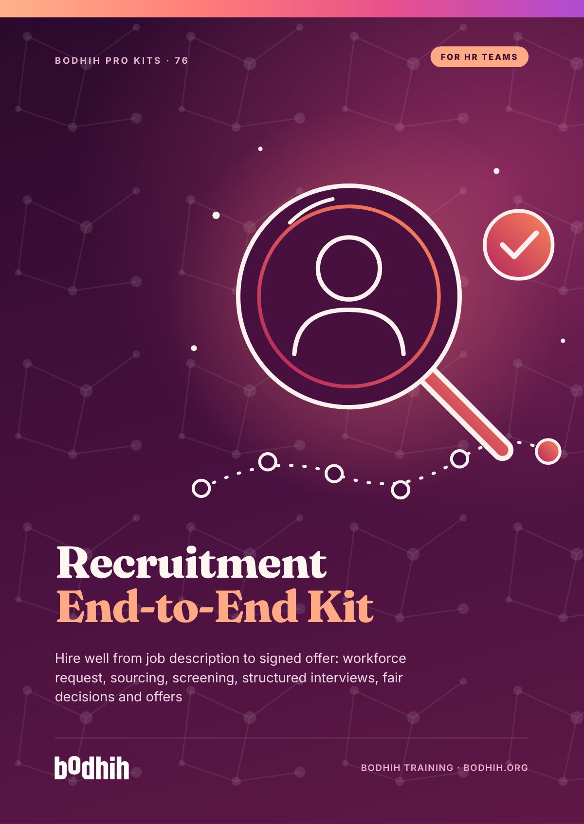 The Recruitment End-to-End Kit e-book cover