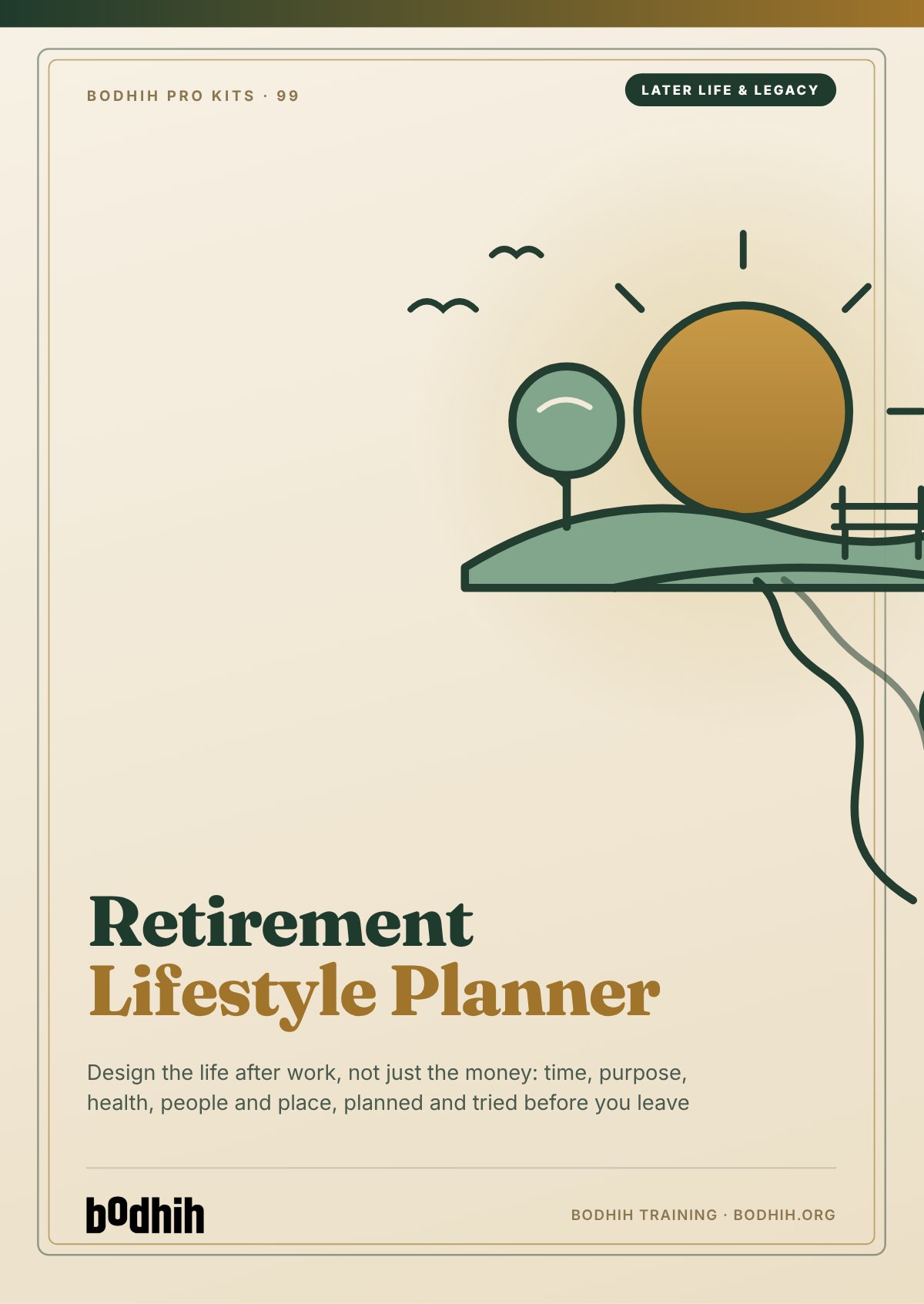 The Retirement Lifestyle Planner e-book cover
