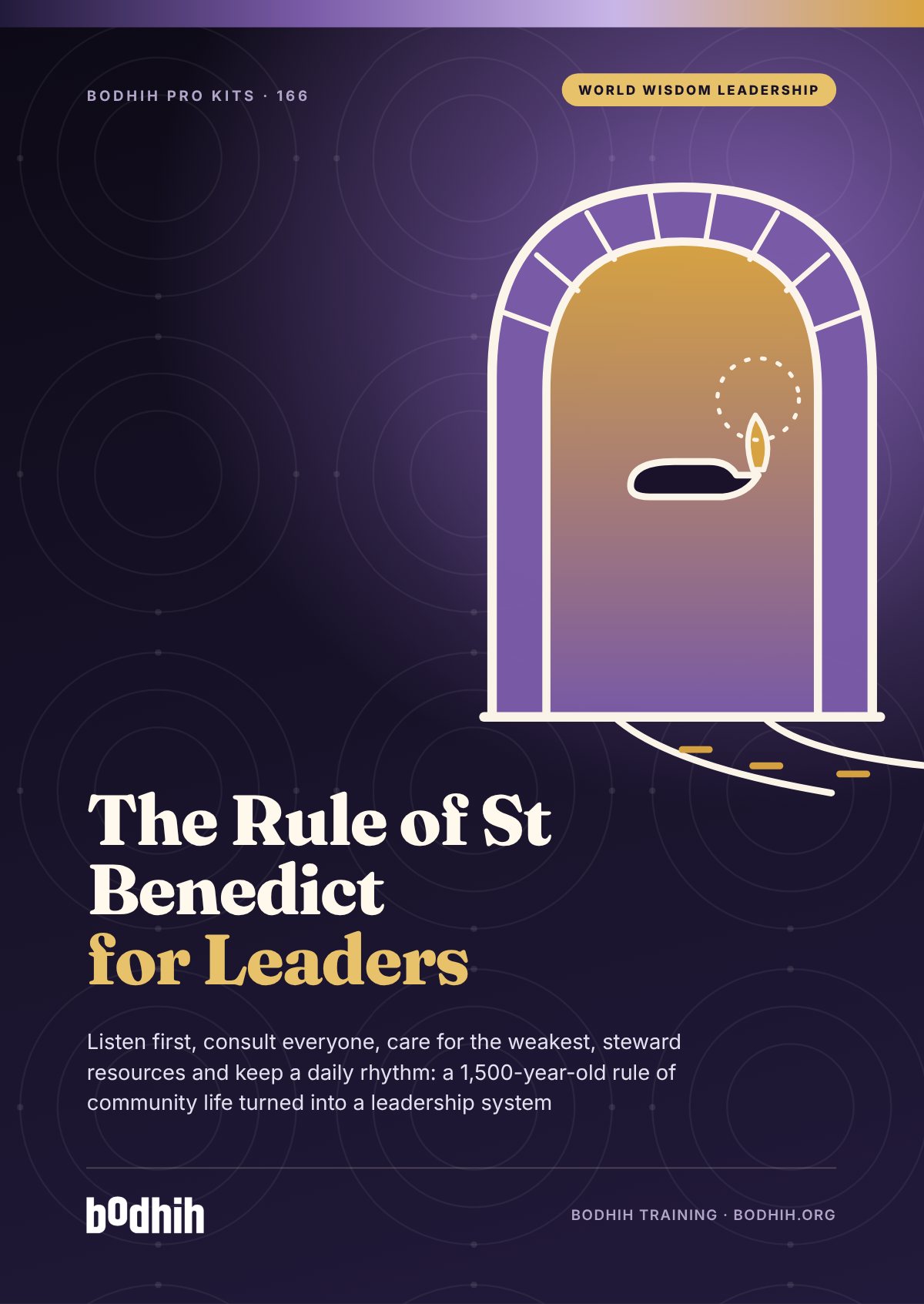 The Rule of St Benedict for Leaders e-book cover
