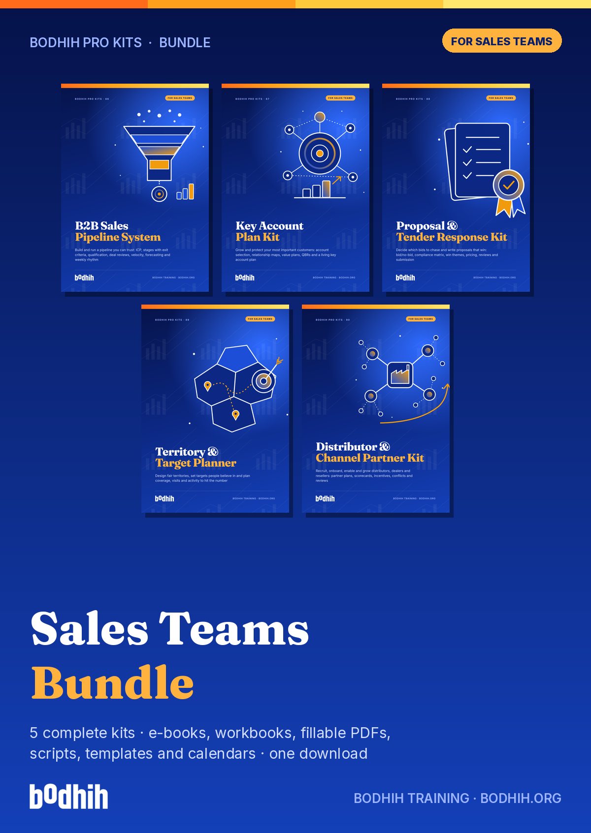 The Sales Teams Bundle (5 Kits) e-book cover