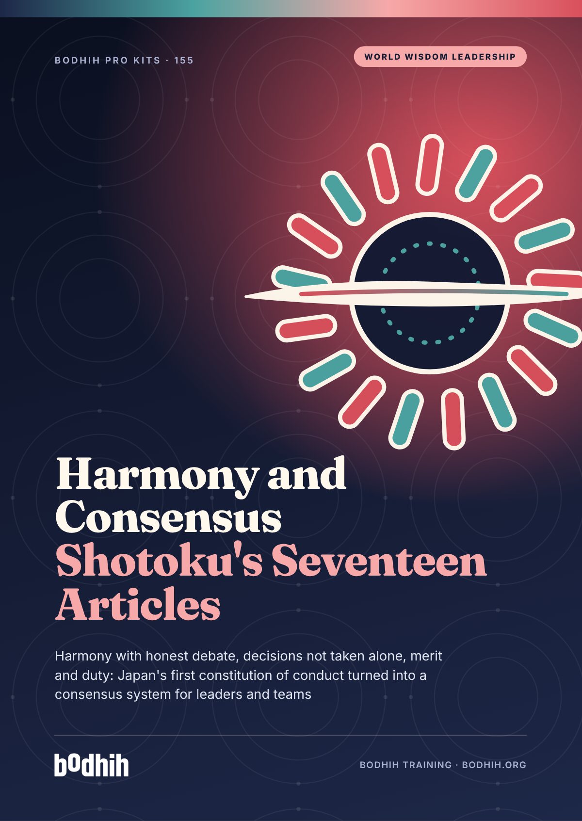 Harmony and Consensus: Shotoku's Seventeen Articles e-book cover