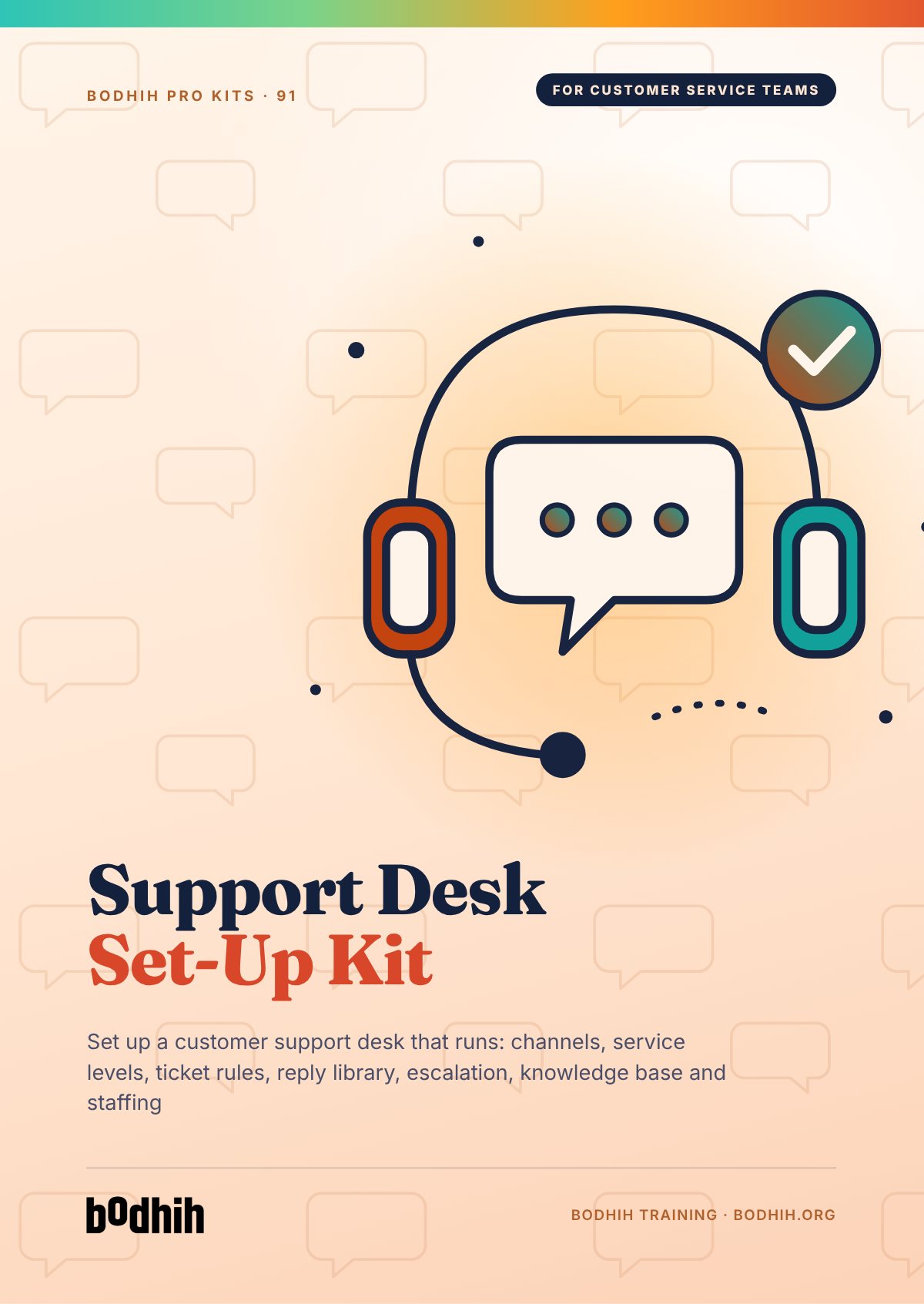 The Support Desk Set-Up Kit e-book cover