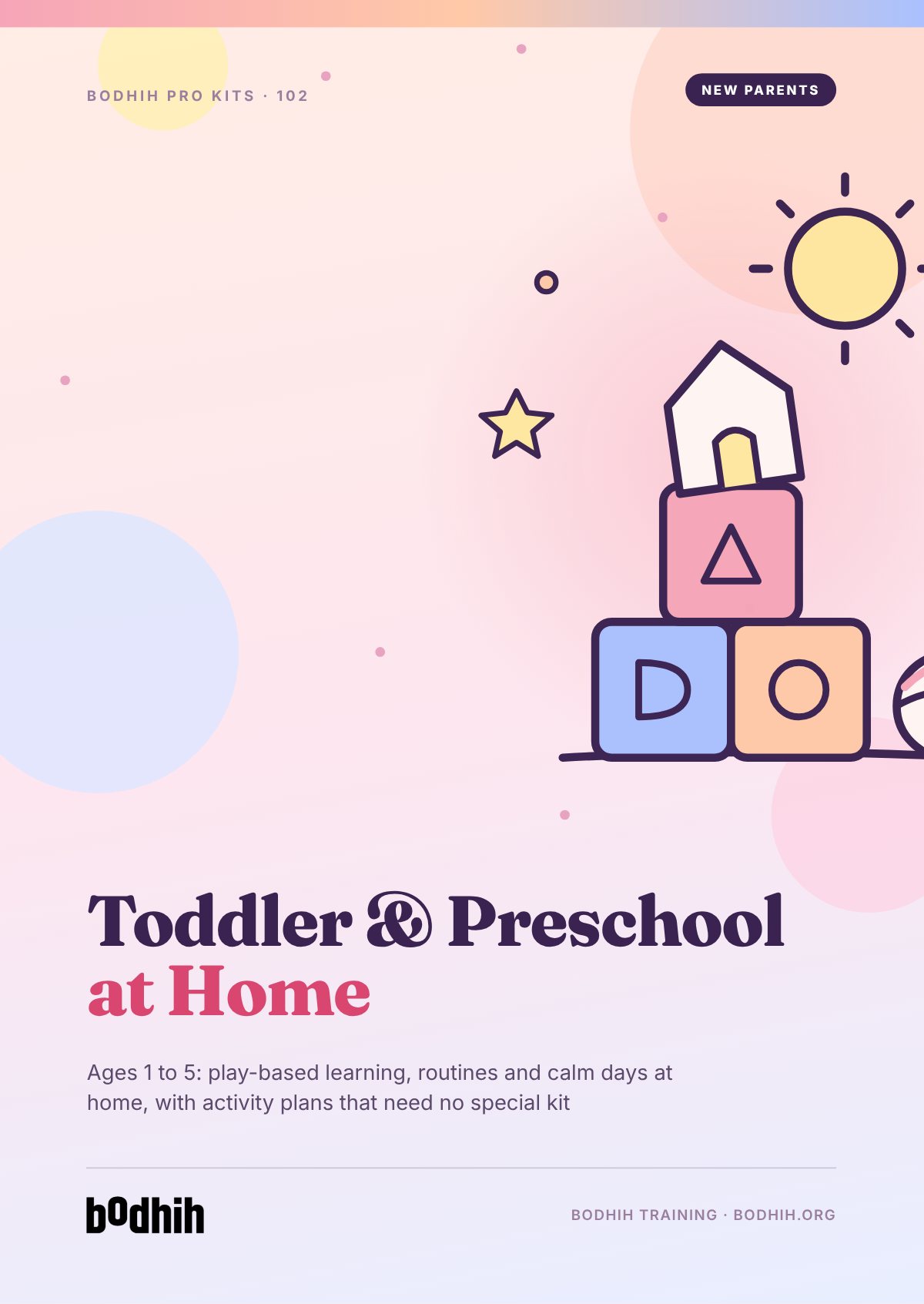 Toddler and Preschool at Home e-book cover