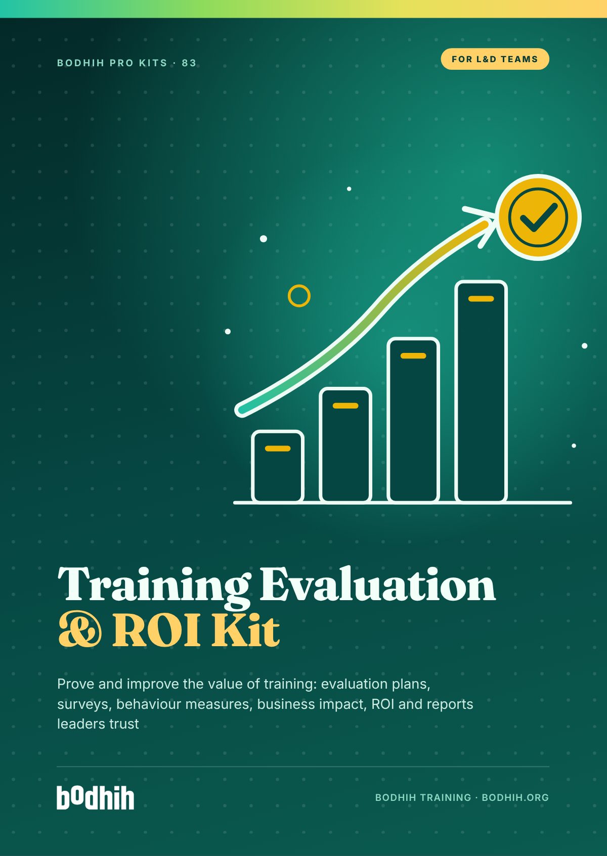 The Training Evaluation and ROI Kit e-book cover