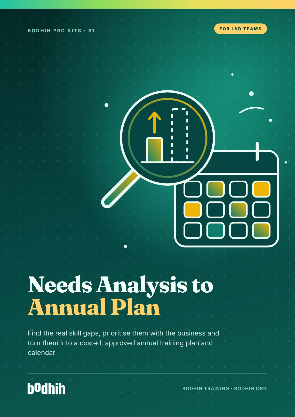 Training Needs Analysis to Annual Plan e-book cover